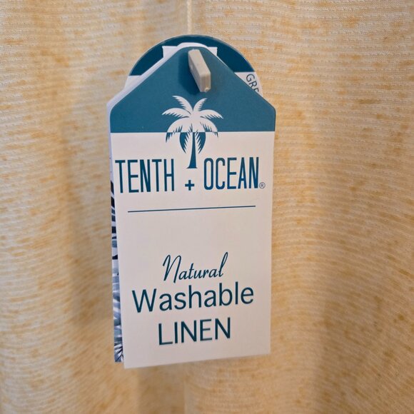 Tenth & Ocean Beige Henley short sleeve - XL - Picture 5 of 6